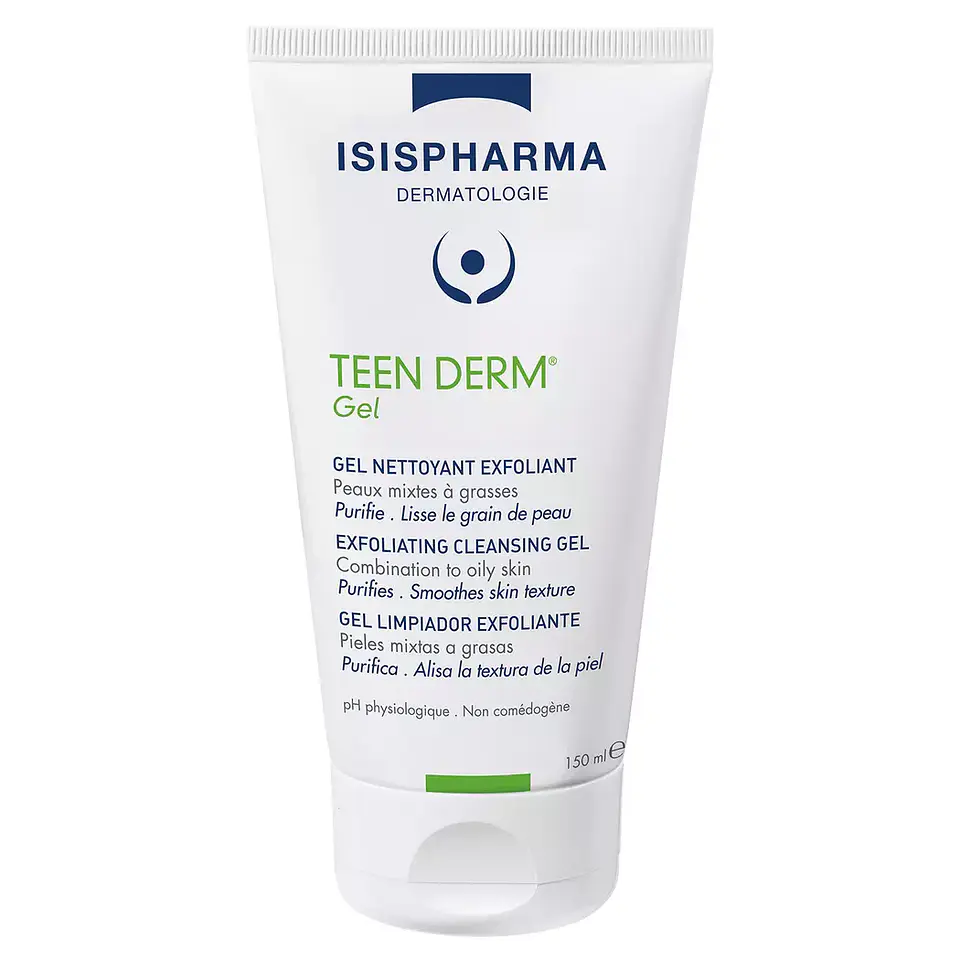 Teen Derm Gel Exfoliante primer paso 1