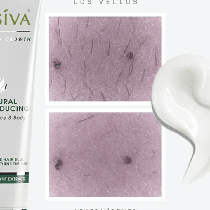 Episiva Crema reductora de vello ¿Cansada(o) de depilarte constantemente, sufrir irritación o ver cómo el vello vuelve a crecer rápido y más grueso? 3