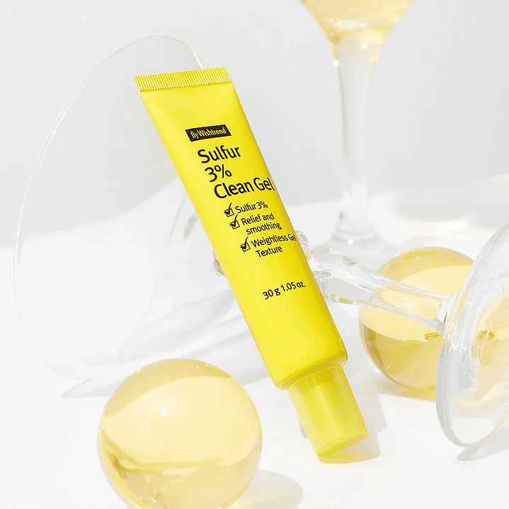 Gel para pieles acneicas By Wishtrend Sulfur gel 30 grs ¿Los brotes de acné reaparecen aunque sigas rutinas saludables? 1