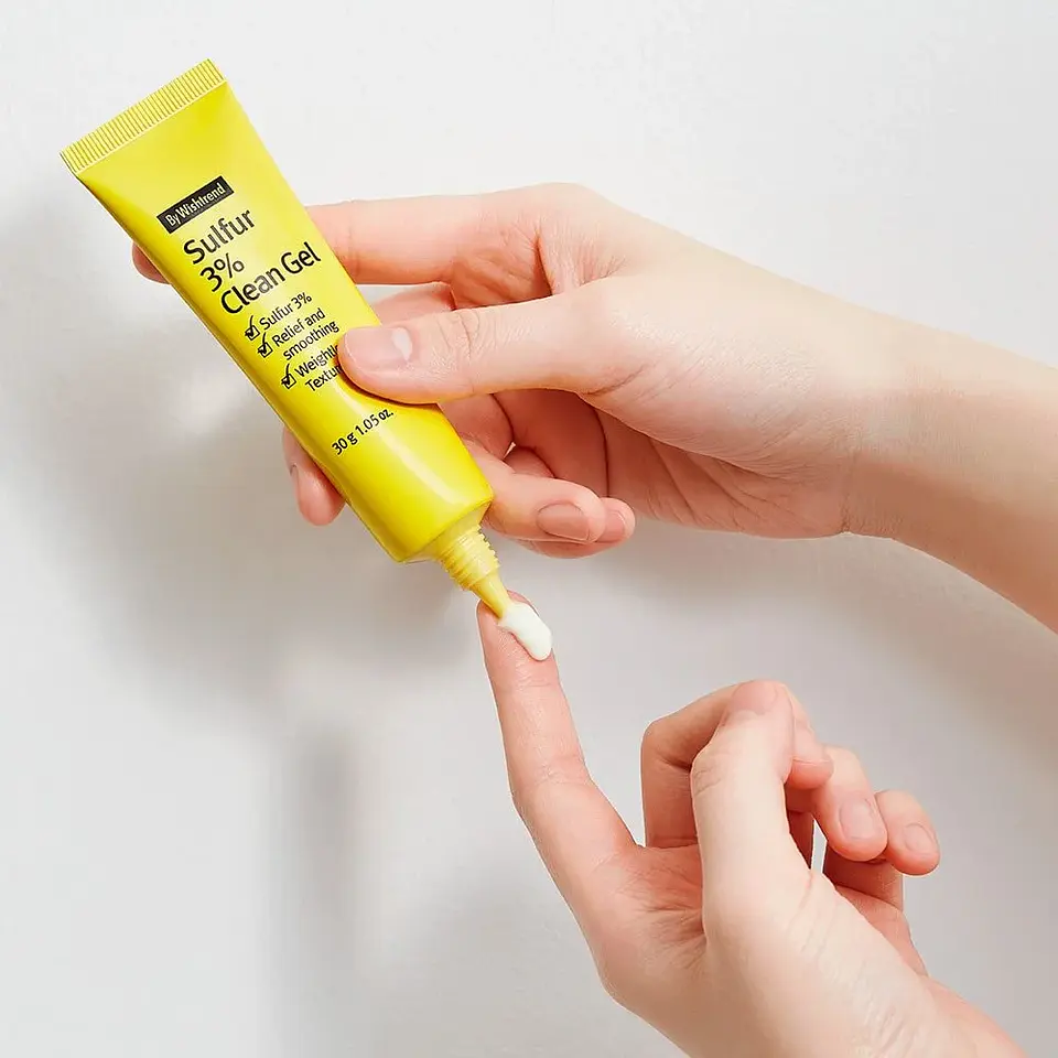 Gel para pieles acneicas By Wishtrend Sulfur gel 30 grs ¿Los brotes de acné reaparecen aunque sigas rutinas saludables? 2