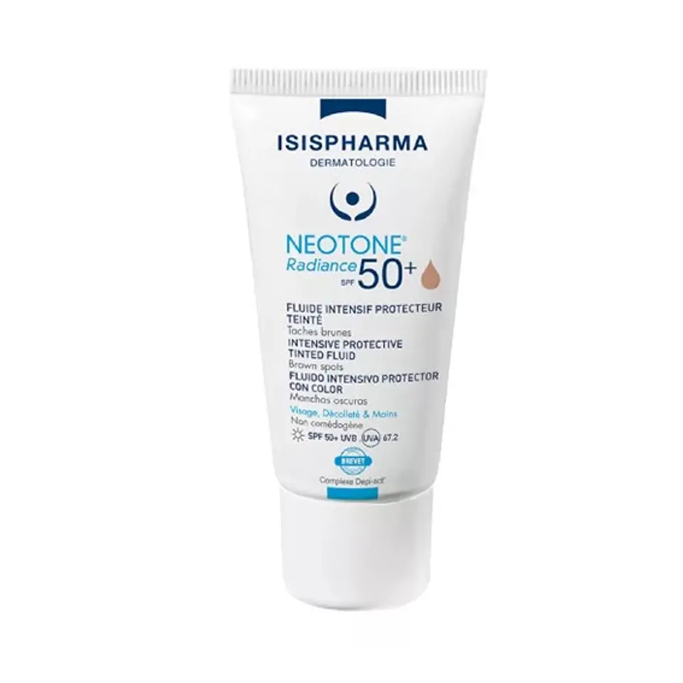 Neotone Radiance SPF50+ Isispharma – Protector Solar Despigmentante Iluminador 1