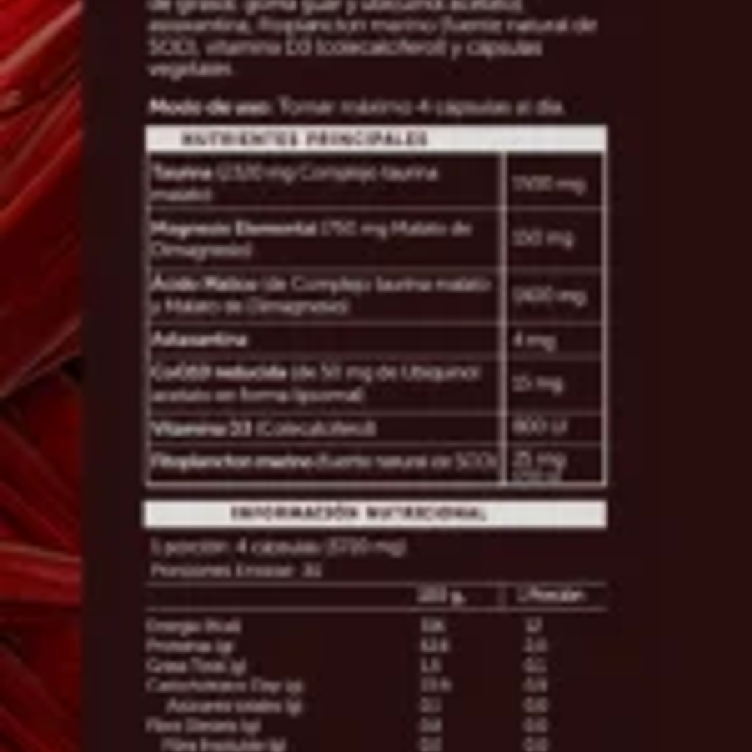 Fibromag Wellplus – Magnesio, Taurina, Coenzima Q10, Astaxantina y Vitamina D3 | Energía celular y bienestar muscular 2