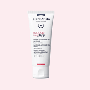 Ruboril Expert SPF50+ Invisible Isispharma – Crema Anti Rojeces con Color y Protección Solar 40 ml