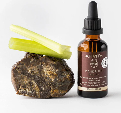 Aceite Anticaspa Calmante Apivita – Tratamiento Intensivo con Propóleo y Aceites Esenciales 50 ml