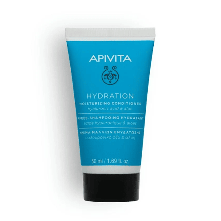 Acondicionador Hidratante Apivita Travel Size 50 ml – Hidratación con Ácido Hialurónico y Aloe 1