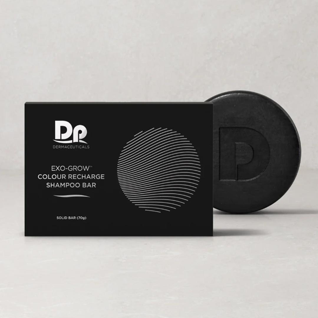 EXO-GROW Colour Recharge Shampoo Bar 70 g – Barra Capilar para Intensificar el Color y Cabello Canoso 2