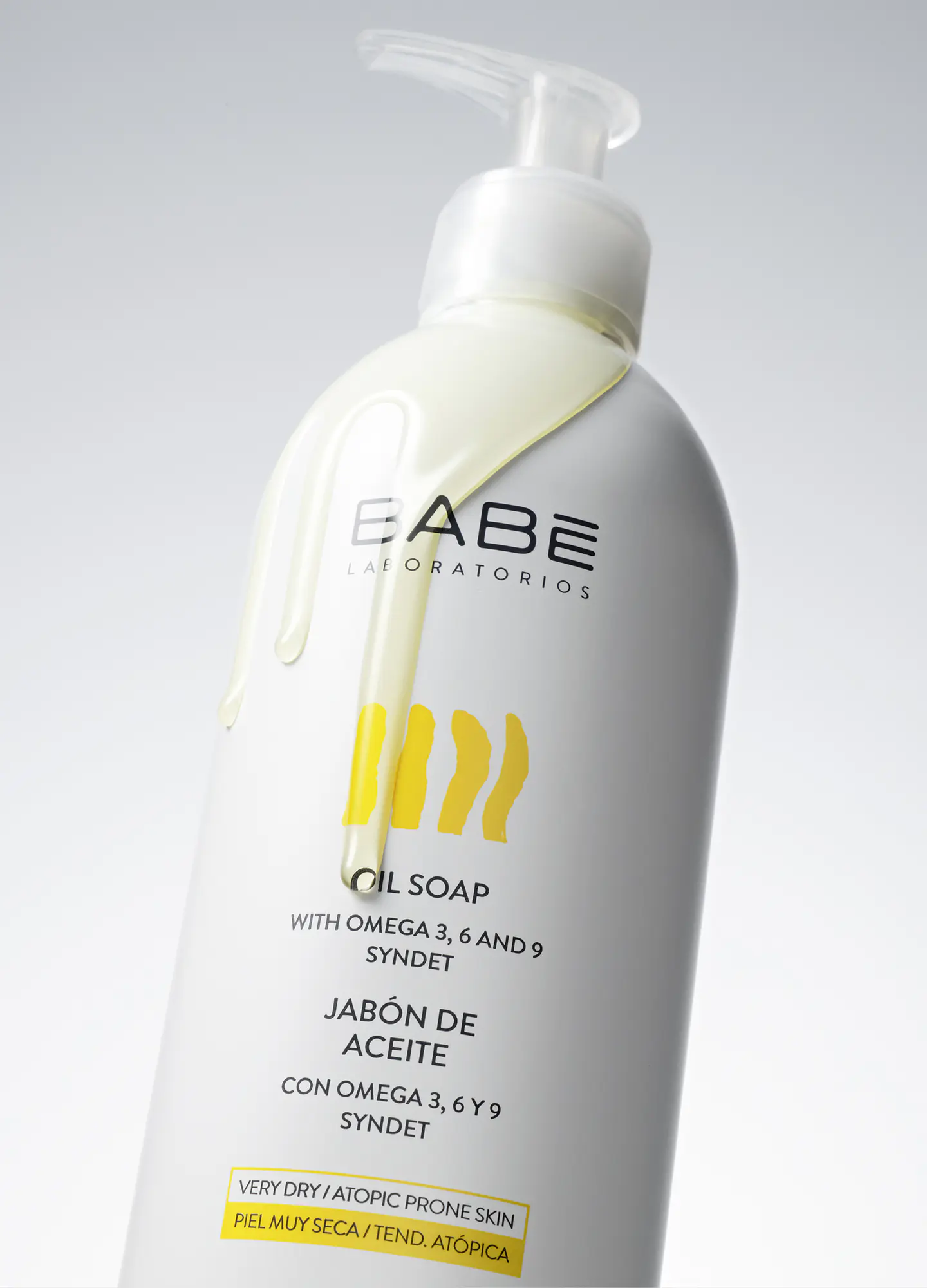 Jabón de Aceite Laboratorio Babé  500ml ¿Tu piel se siente incómoda, áspera o irritada después de la ducha? 1