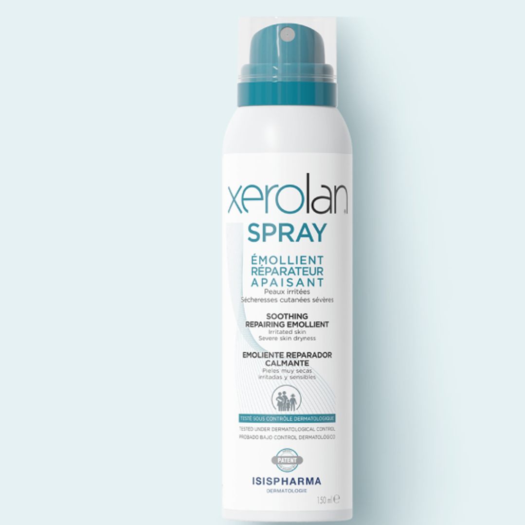 Xerolan Isispharma – Spray Emoliente Reparador Calmante para Piel Seca e Irritada 1