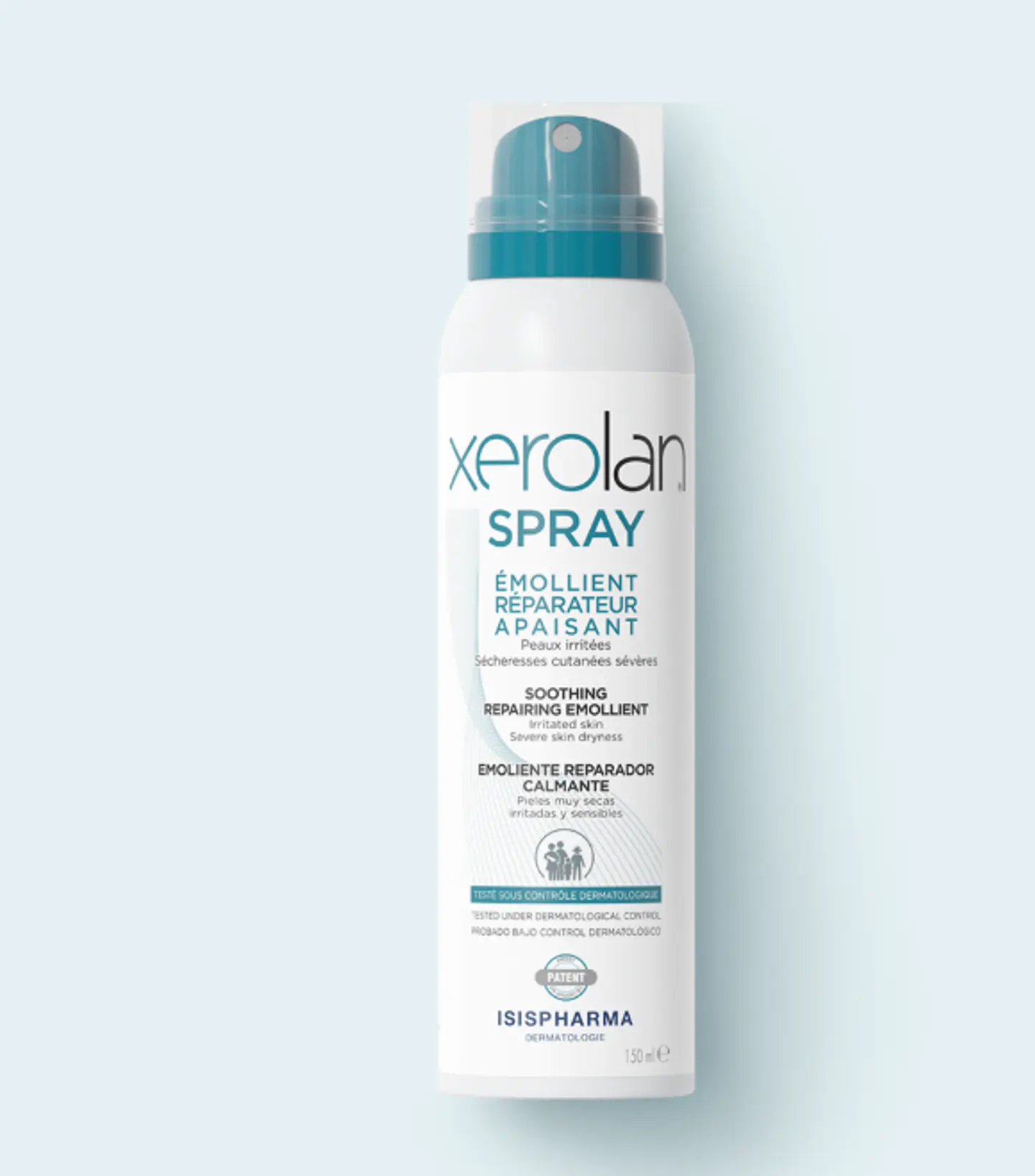 Xerolan Isispharma – Spray Emoliente Reparador Calmante para Piel Seca e Irritada 1