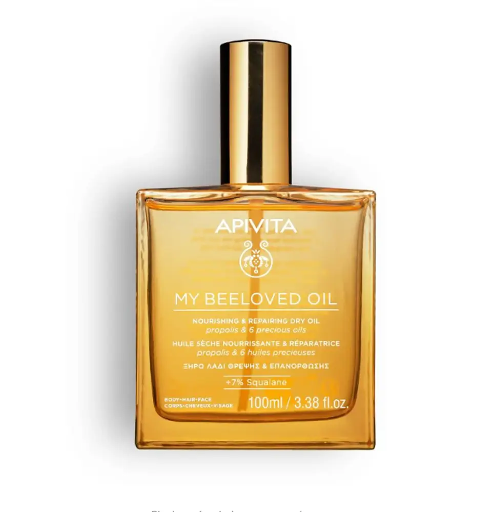 Aceite Seco Nutritivo Reparador Apivita – Nutrición Intensiva para Piel y Cabello | 100 ml 1