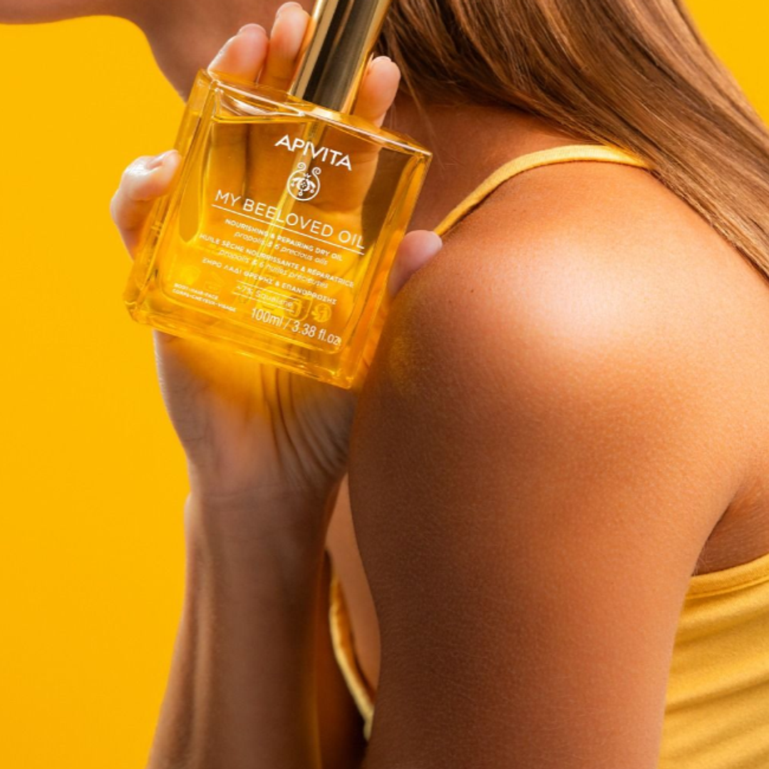 Aceite Seco Nutritivo Reparador Apivita – Nutrición Intensiva para Piel y Cabello | 100 ml 2