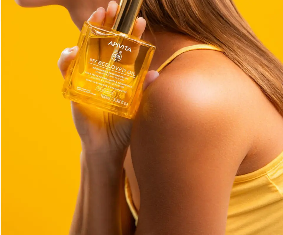 Aceite Seco Nutritivo Reparador Apivita – Nutrición Intensiva para Piel y Cabello | 100 ml 2