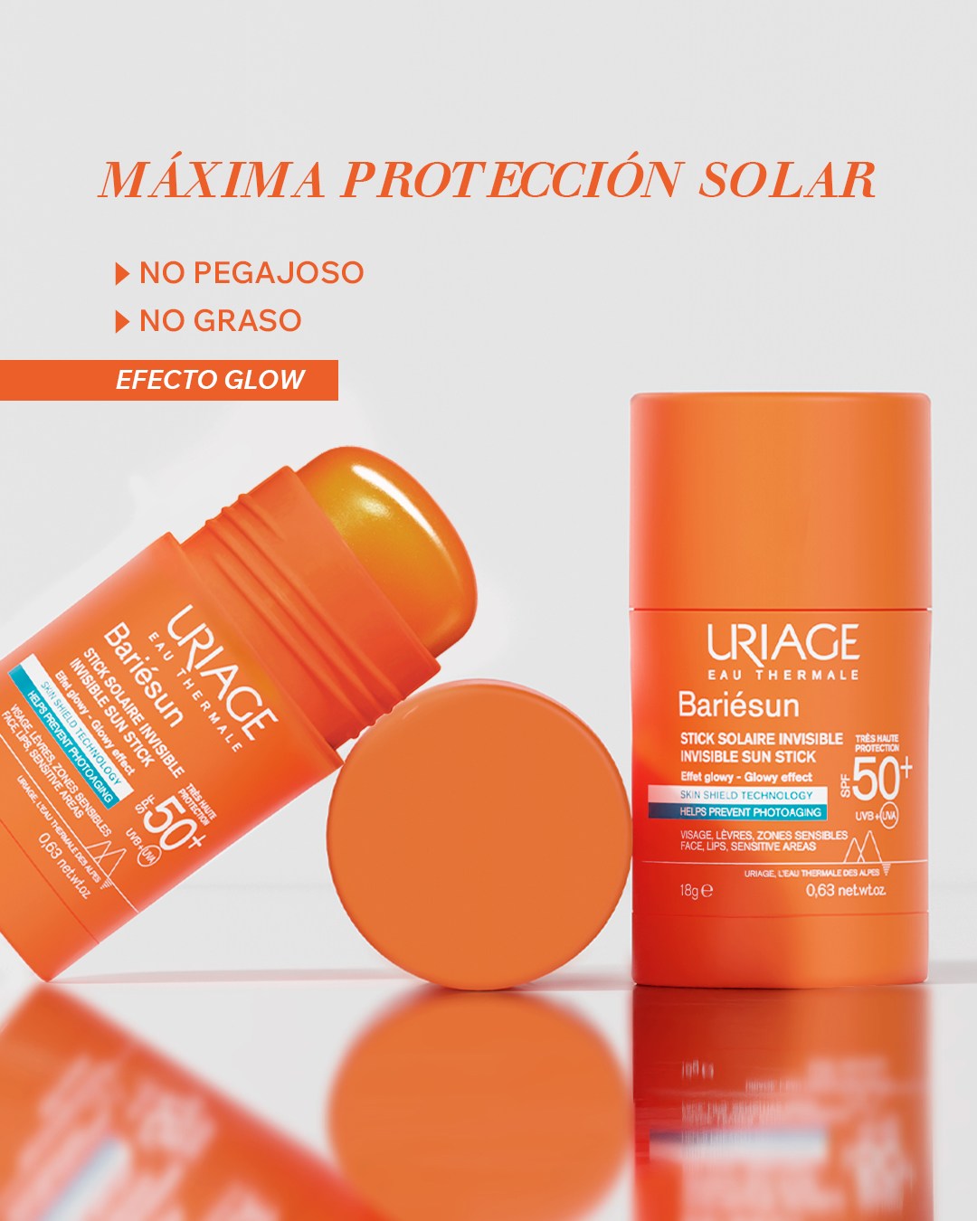 Protector Solar Stick Invisible SPF50+Bariésun 18g Uriage