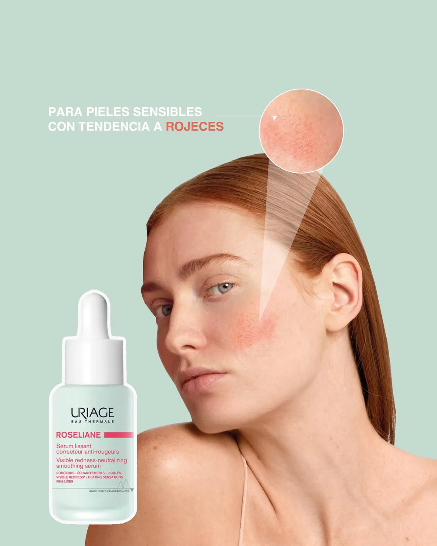 ROSELIANE SÉRUM NEUTRALIZADOR DE ROJECES VISIBLES ¿Buscas una fórmula calmante que reduzca la inflamación visible sin irritar más tu piel? 3