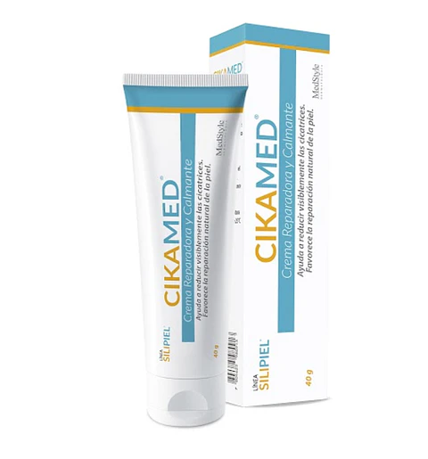 Cikamed Crema Reparadora Avanzada Silipiel – Crema para Cicatrices y Reparación de la Piel 40 gr