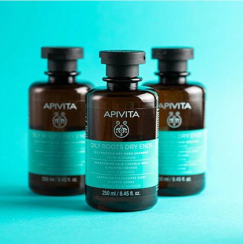 Shampoo Equilibrante Para Raíz Grasa y Puntas Secas APIVITA