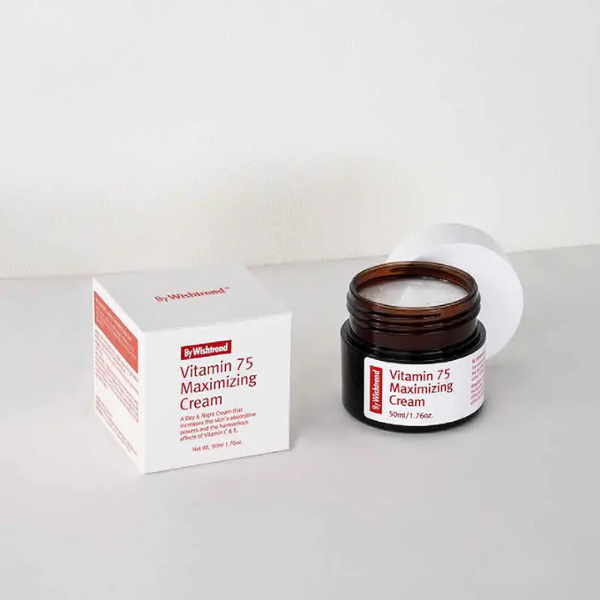 Vitamin 75 Cream By Wishtrend Crema antioxidante e iluminadora con Vitamina C