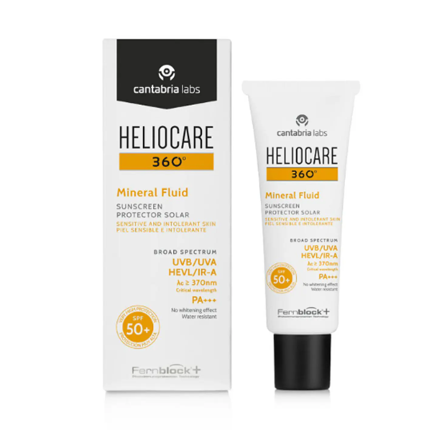 Heliocare 360 Mineral Fluid SPF50+ – Fotoprotección Mineral para Piel Sensible y Reactiva 1