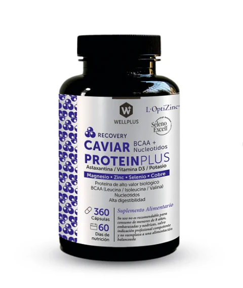 Caviar Protein Plus Wellplus – Proteína de Caviar con BCAA, Nucleótidos y Astaxantina | Boutique de Piel