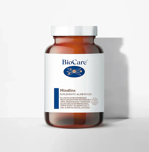 Mindlinx Probióticos con Glutamina Biocare – 16 Billones UFC Libre de FOS 60 Cápsulas