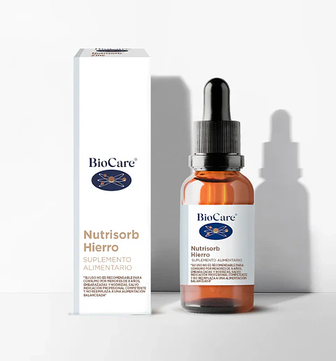 Nutrisorb Hierro Líquido Biocare – Hierro Líquido de Alta Absorción en Gotas 15 ml 