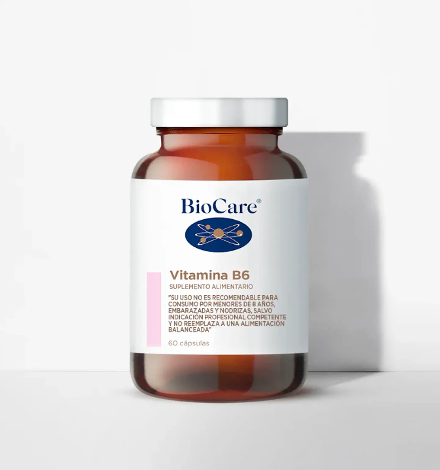 Vitamina B6 Biocare – Piridoxal-5-Fosfato (P-5-P) Alta Absorción 60 Cápsulas 1