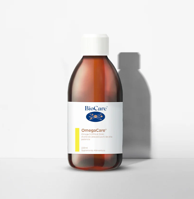Omega Care Líquido Biocare – Omega 3 Líquido Alta Concentración EPA DHA 225 ml