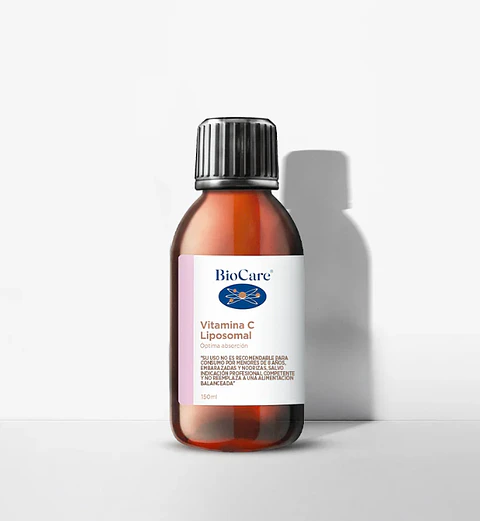 Vitamina C Liposomal Líquida Biocare – Vitamina C de Alta Absorción en Formato Liposomal 150 ml
