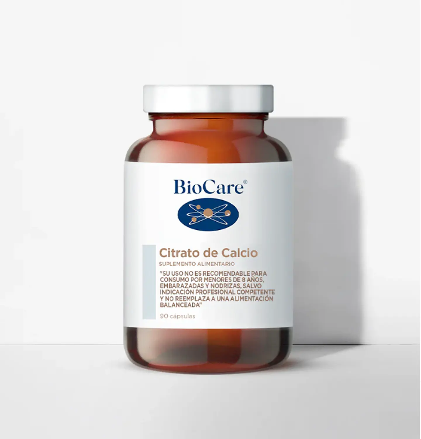 Citrato de Calcio Biocare – Calcio de Alta Absorción para Salud Ósea y Metabolismo 90 Cápsulas 1
