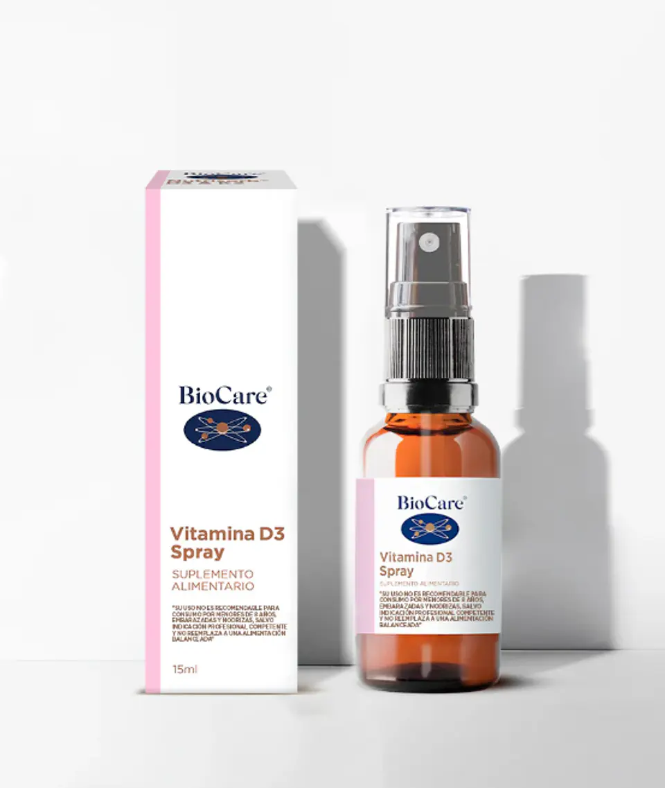 Vitamina D3 Spray Biocare 800 UI – Vitamina D3 en Spray de Alta Absorción 15 ml  1