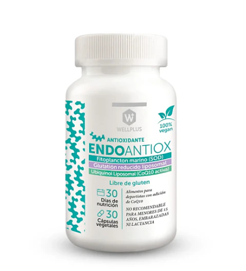 Edoantiox Wellplus – Antioxidante Liposomal con SOD, Glutatión y CoQ10 Activa
