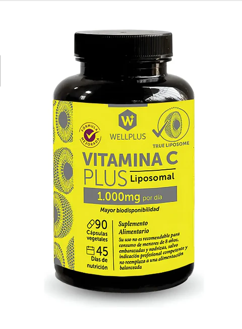 Vitamina C Liposomal Wellplus 500 mg – 90 cápsulas | Boutique de Piel