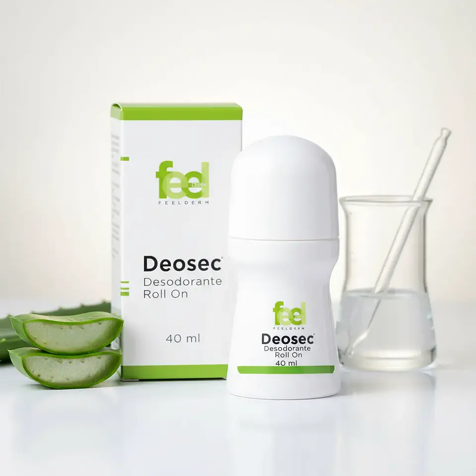 DEOSEC ROLL-ON FEELDERM Antitranspirante 40 ml | Protección prolongada para piel sensible 1