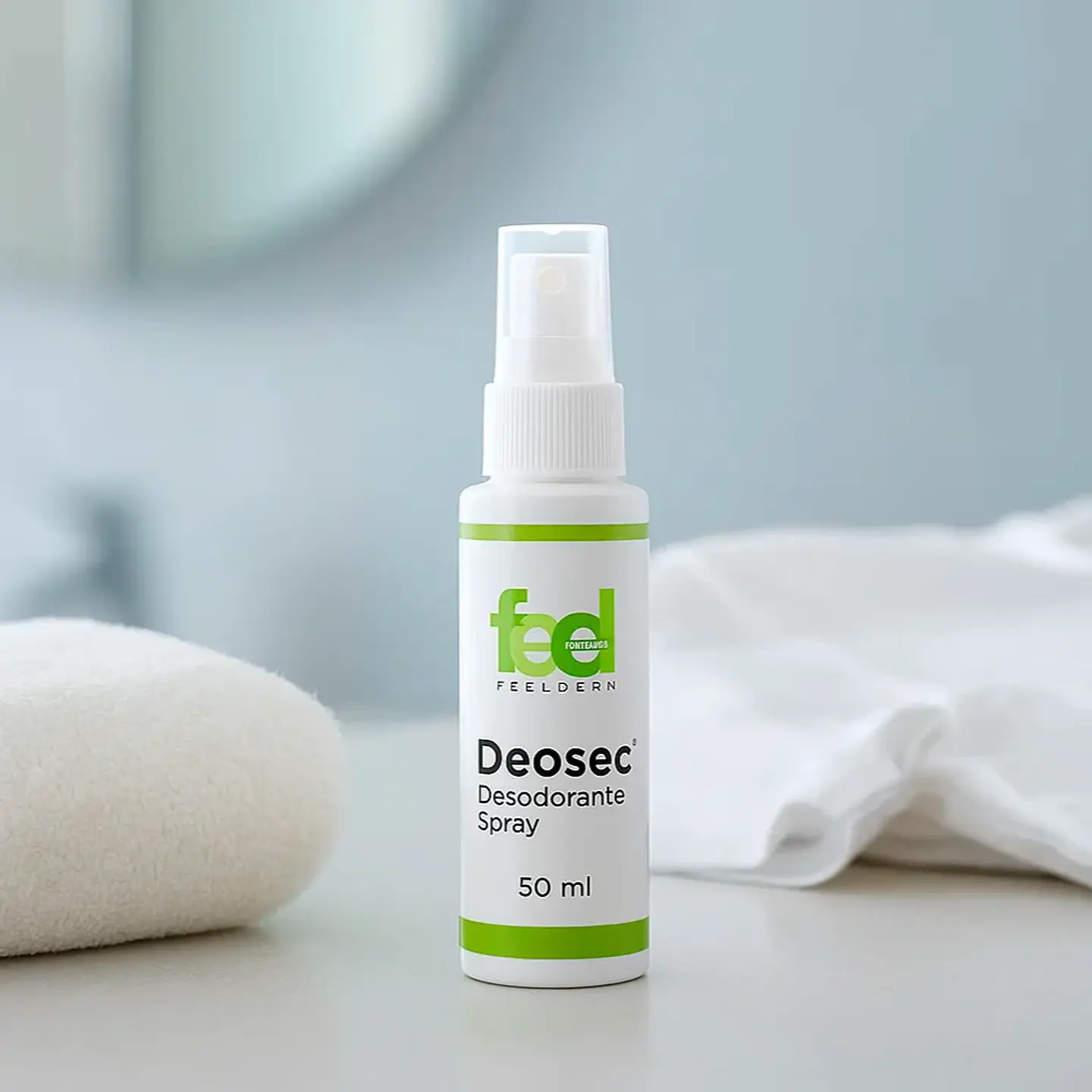 DEOSEC SPRAY FEELDERM Antitranspirante 90 g | Protección prolongada y rápida sensación de frescura 1