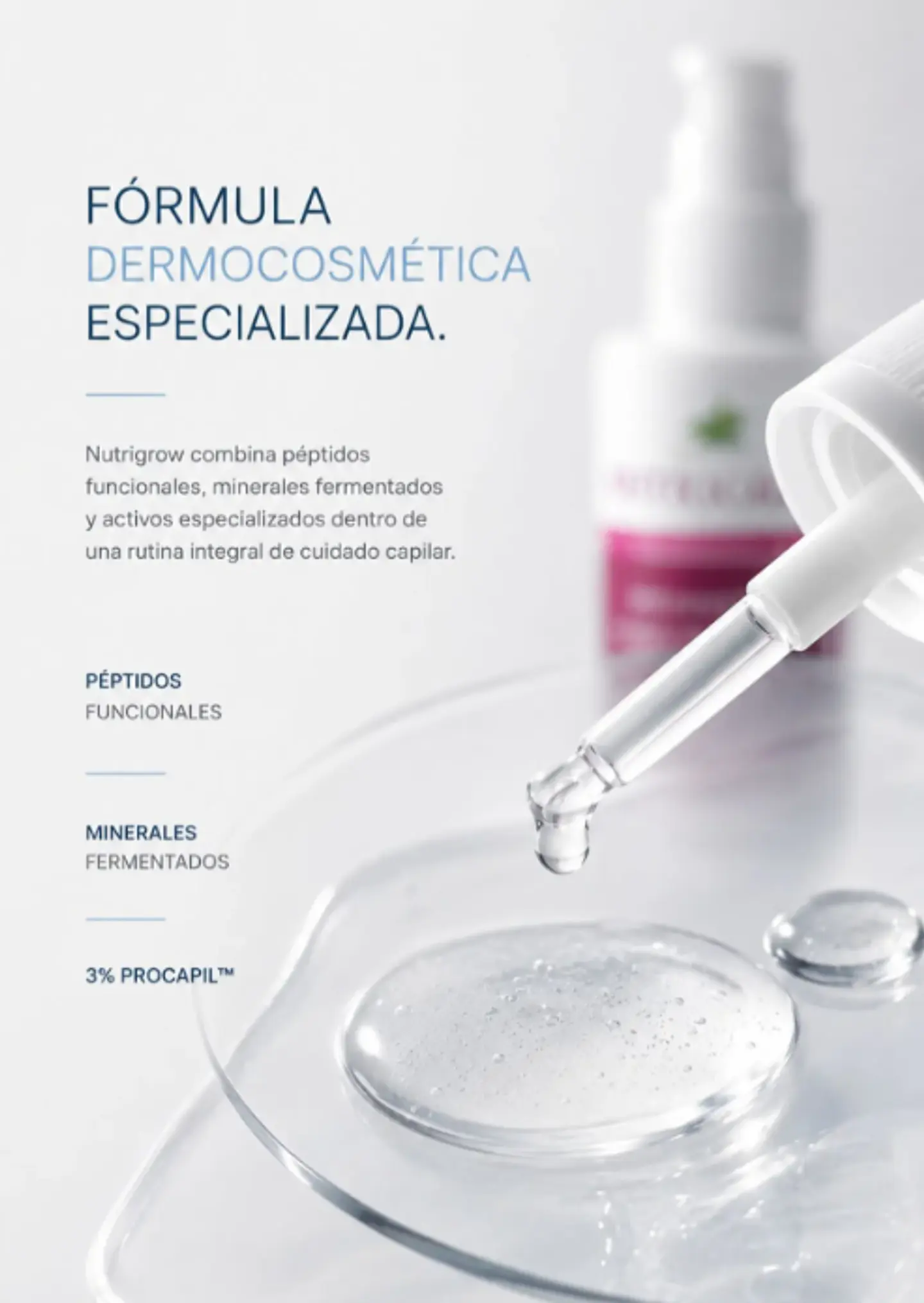 Pack Nutrigrow Sérum + Shampoo Cabello Normal o Seco | Fortalece el Cabello desde la Raíz 2