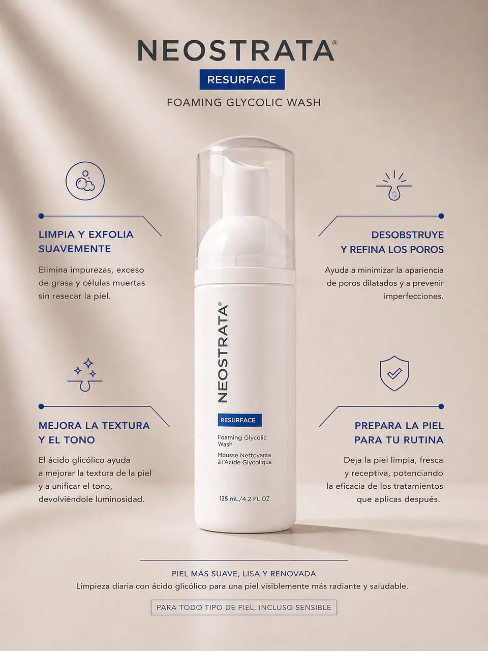 Foaming Glycolic Wash Neostrata  2
