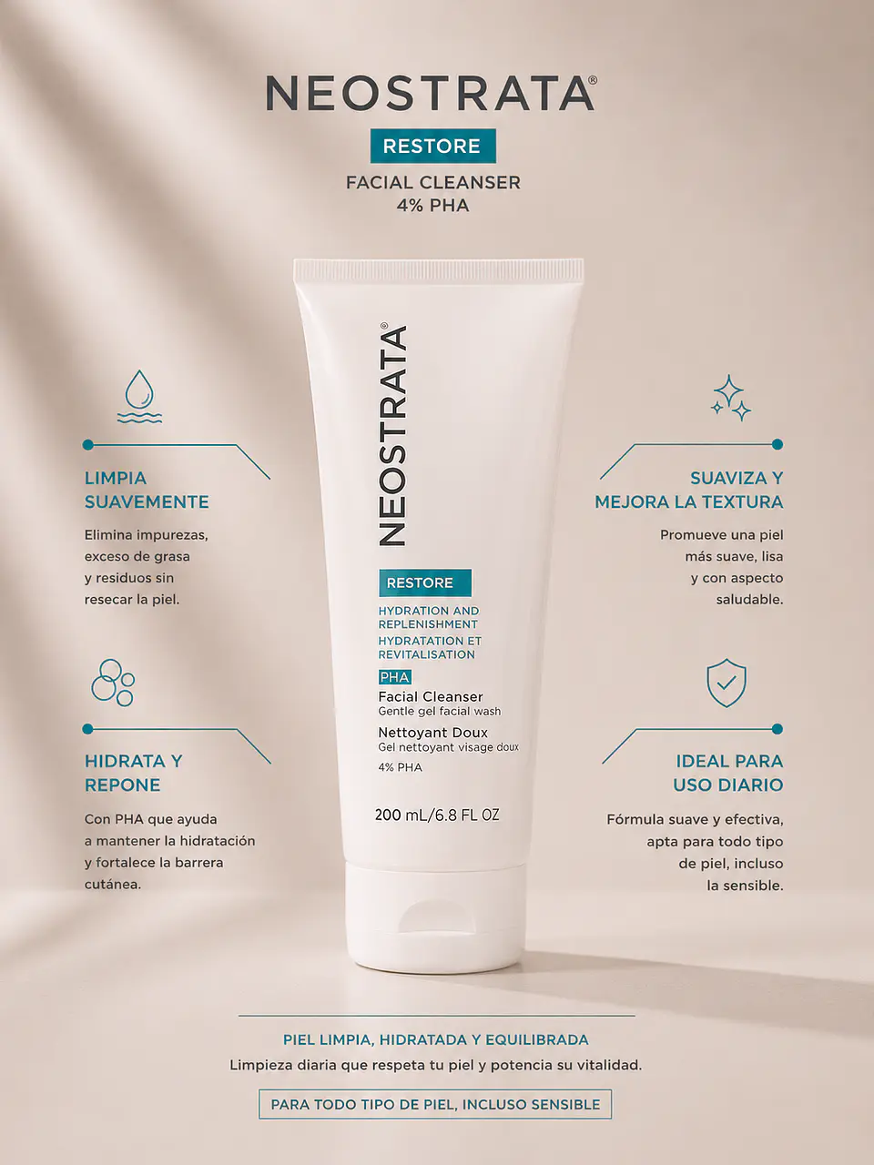 Facial Cleanser PHA Neostrata  2