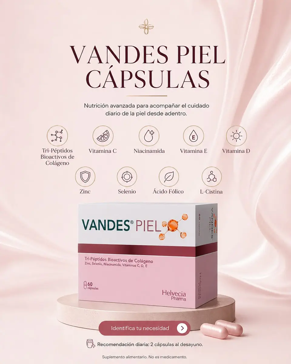 Vandes Piel Alpes Laboratories | Colágeno Verisol® para piel, cabello y uñas 60 cápsulas 2