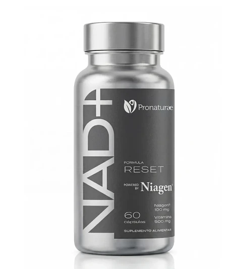 NAD+ Fórmula Reset con Niagen® | Nicotinamida Ribósido + Vitamina C