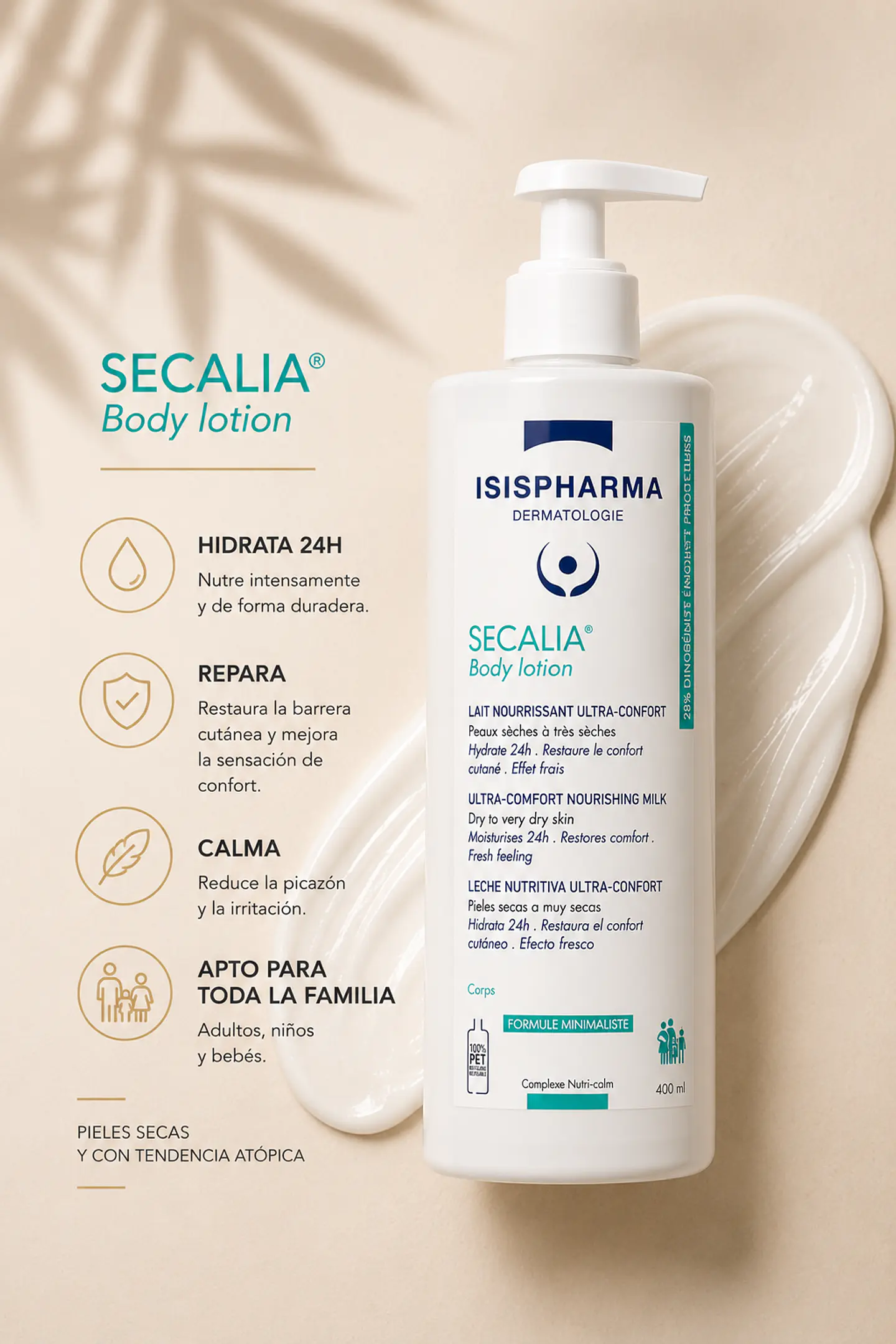 Secalia Body Lotion 400 ml Isispharma 2