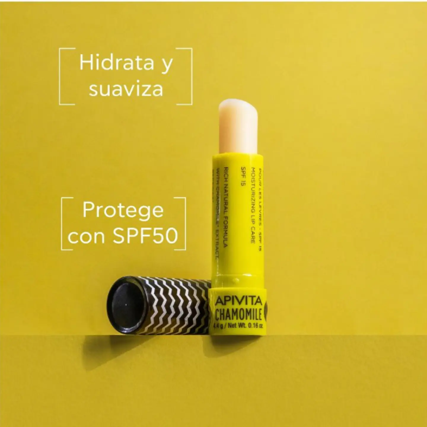 APIVITA Bálsamo Labial con Camomila SPF 15 2