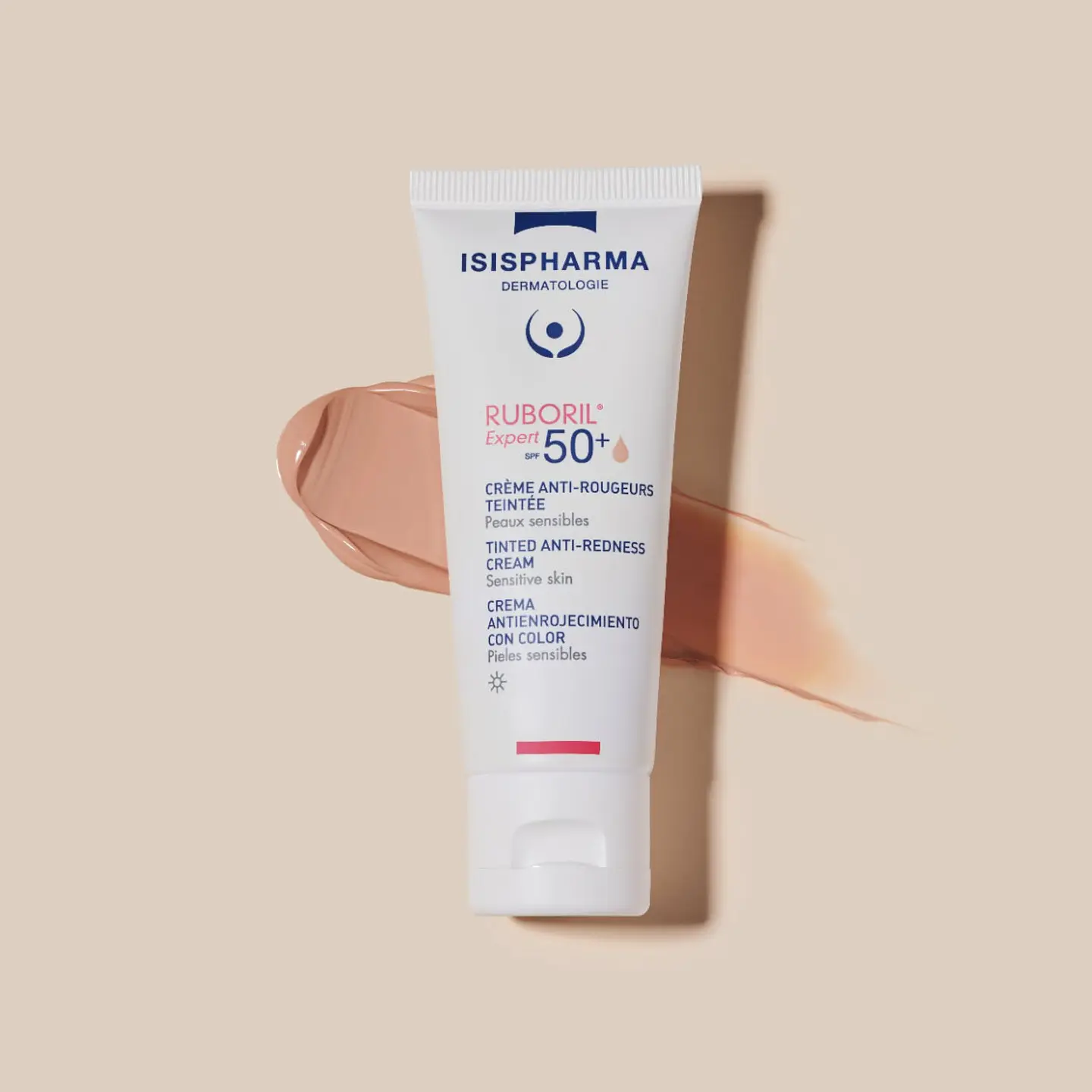 Ruboril Expert color SPF 50+ – Protección diaria piel sensible Isispharma 1