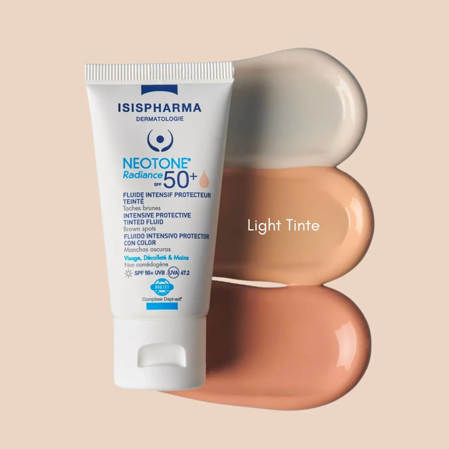 NEOTONE Radiance SPF50+ Light Tinte 30ml Isispharma 1