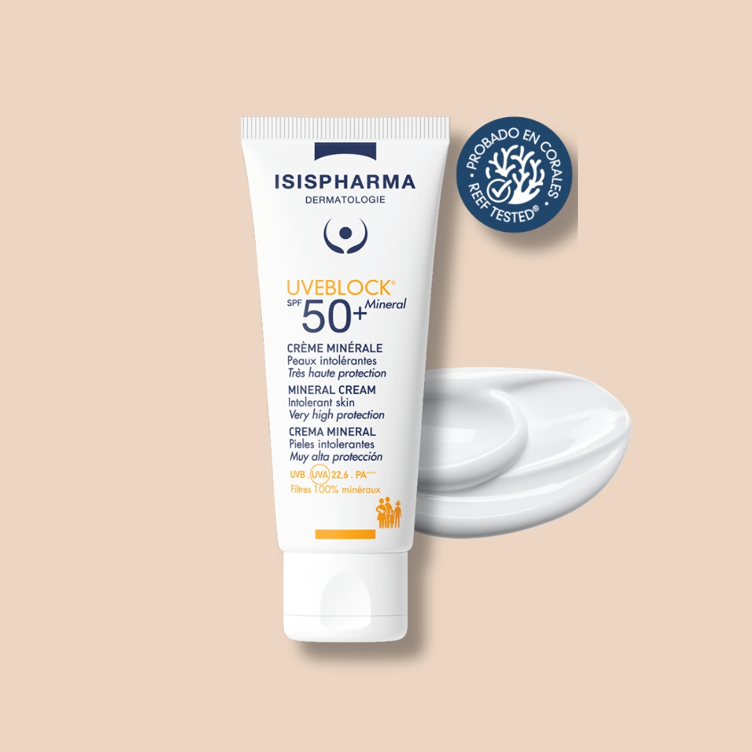Uveblock Crema Mineral De Alta Protección SPF 50+ 40ml Isispharma
