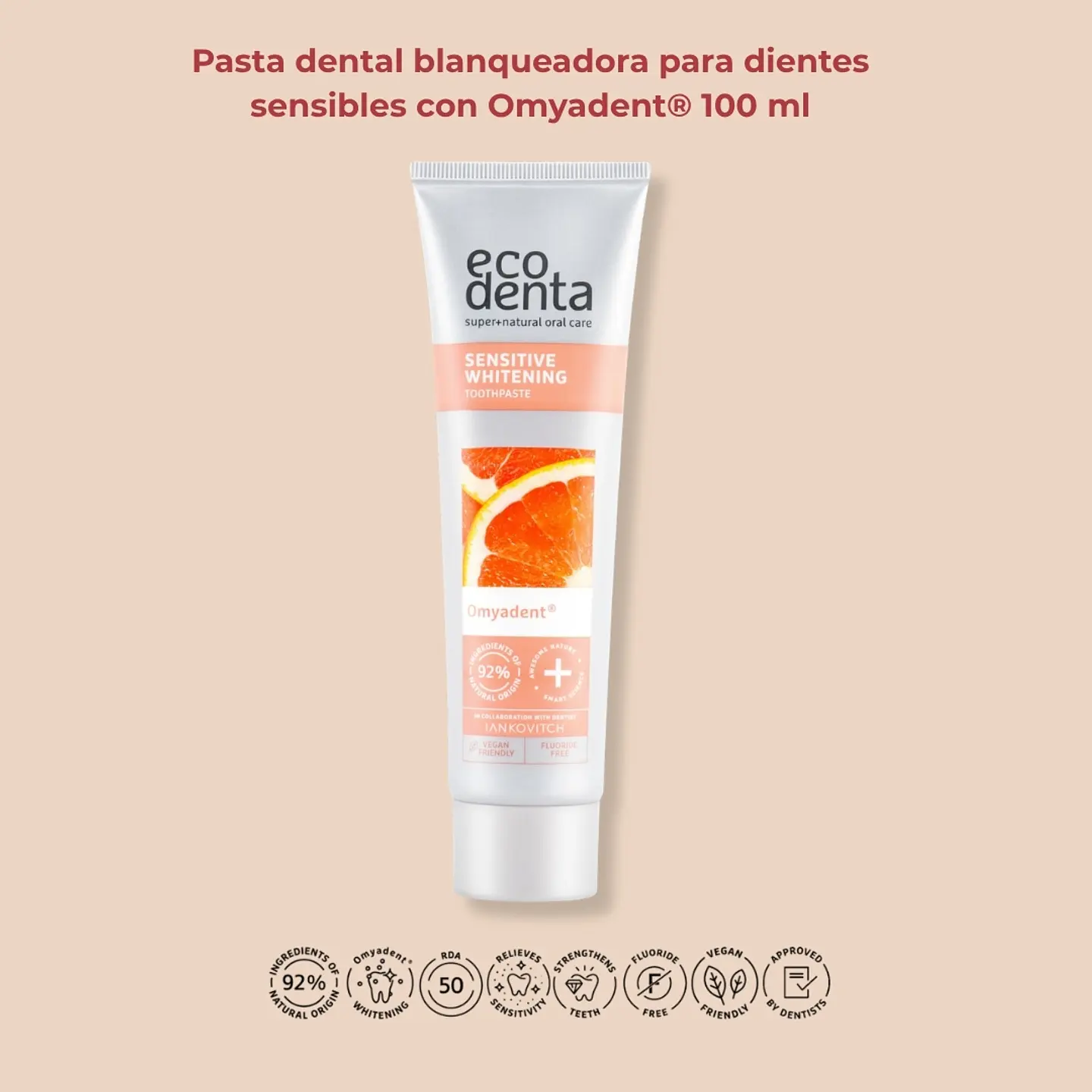 ECO DENTA BLANQUEADORA  DESENSIBILIZANTE  100ml 1