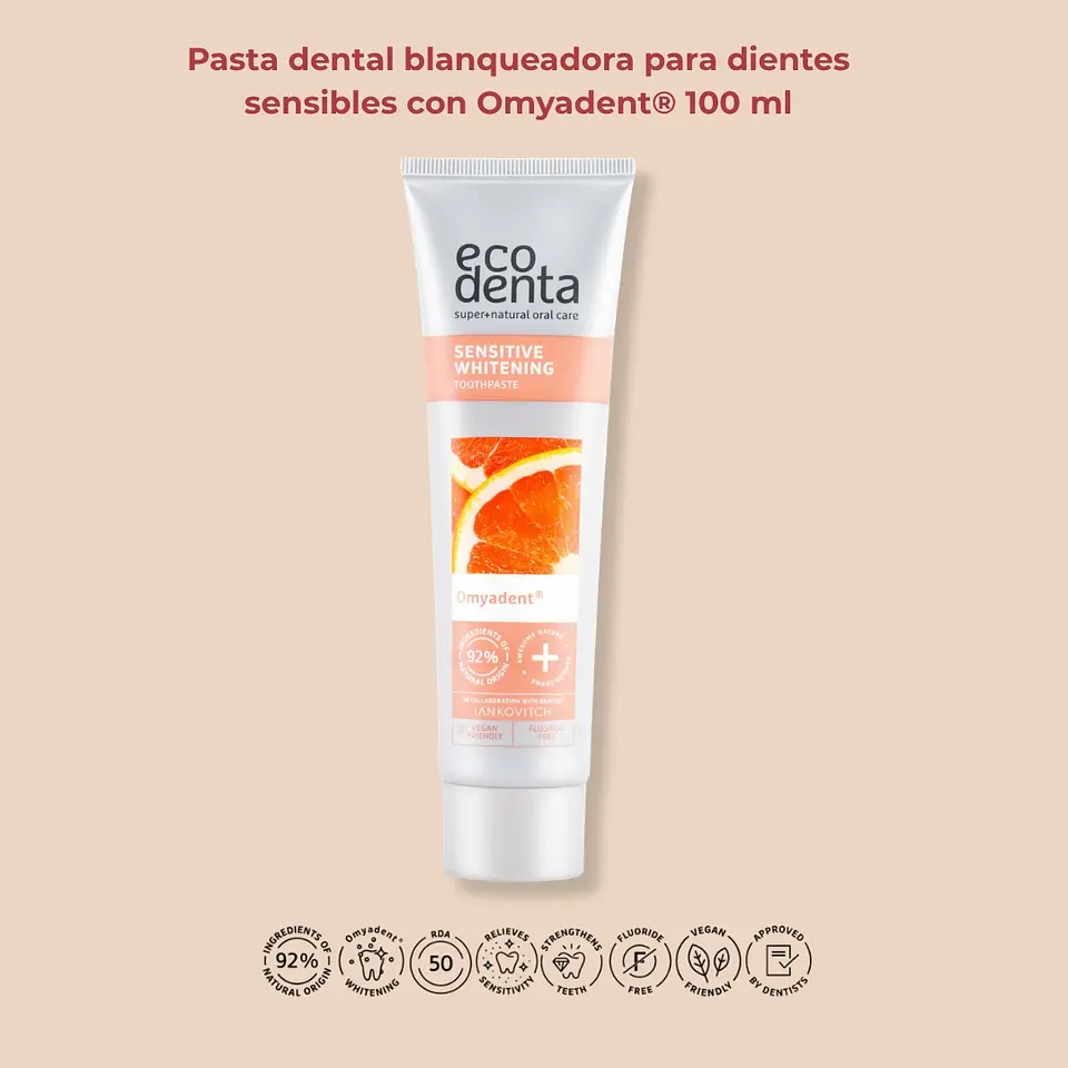 ECO DENTA BLANQUEADORA  DESENSIBILIZANTE  100ml 1
