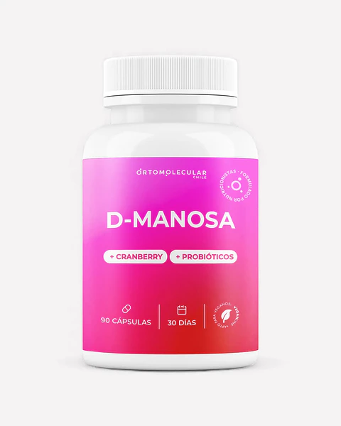 D-MANOSA + CRANBERRY + PROBIÓTICOS 90 CÁPSULAS | ORTOMOLECULAR