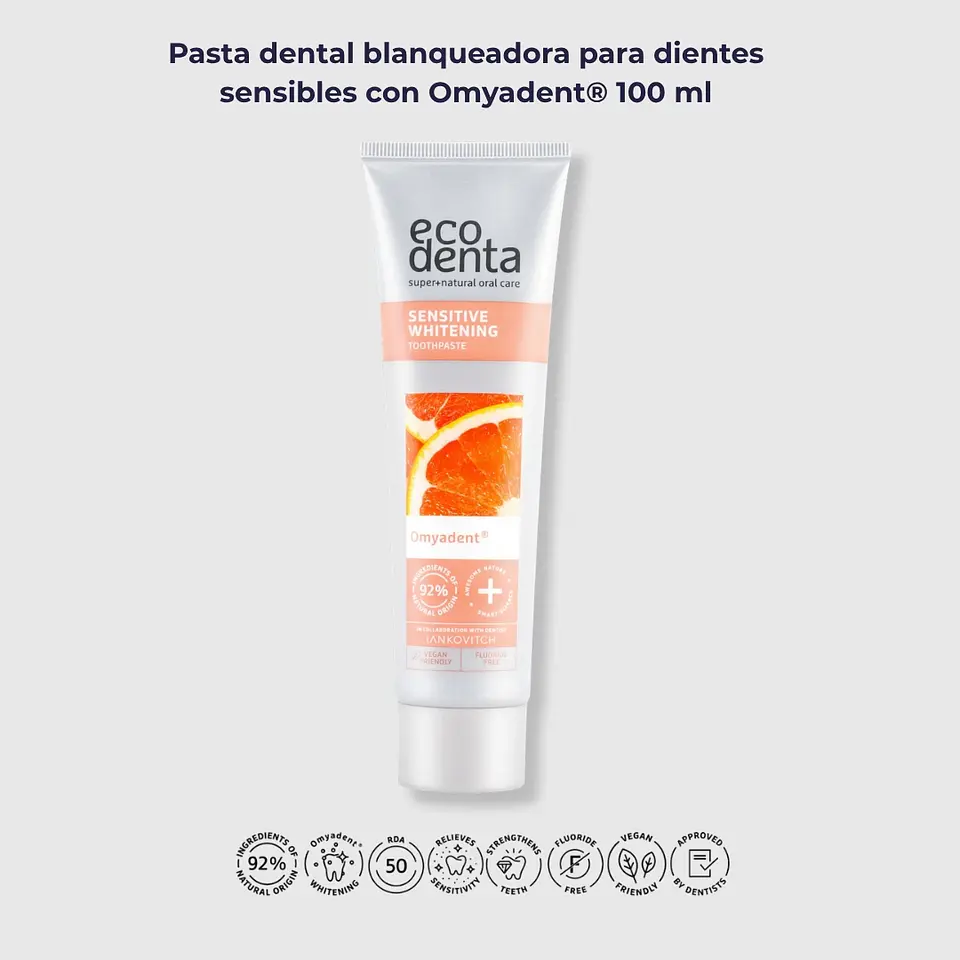 ECO DENTA BLANQUEADORA  DESENSIBILIZANTE  100ml 1