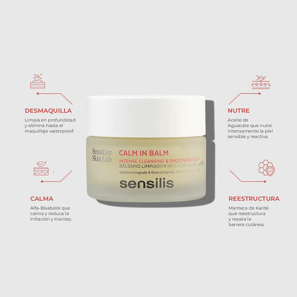Sensilis Calm in Balm Balsamo limpiador intensivo pieles sensibles 50ml  2