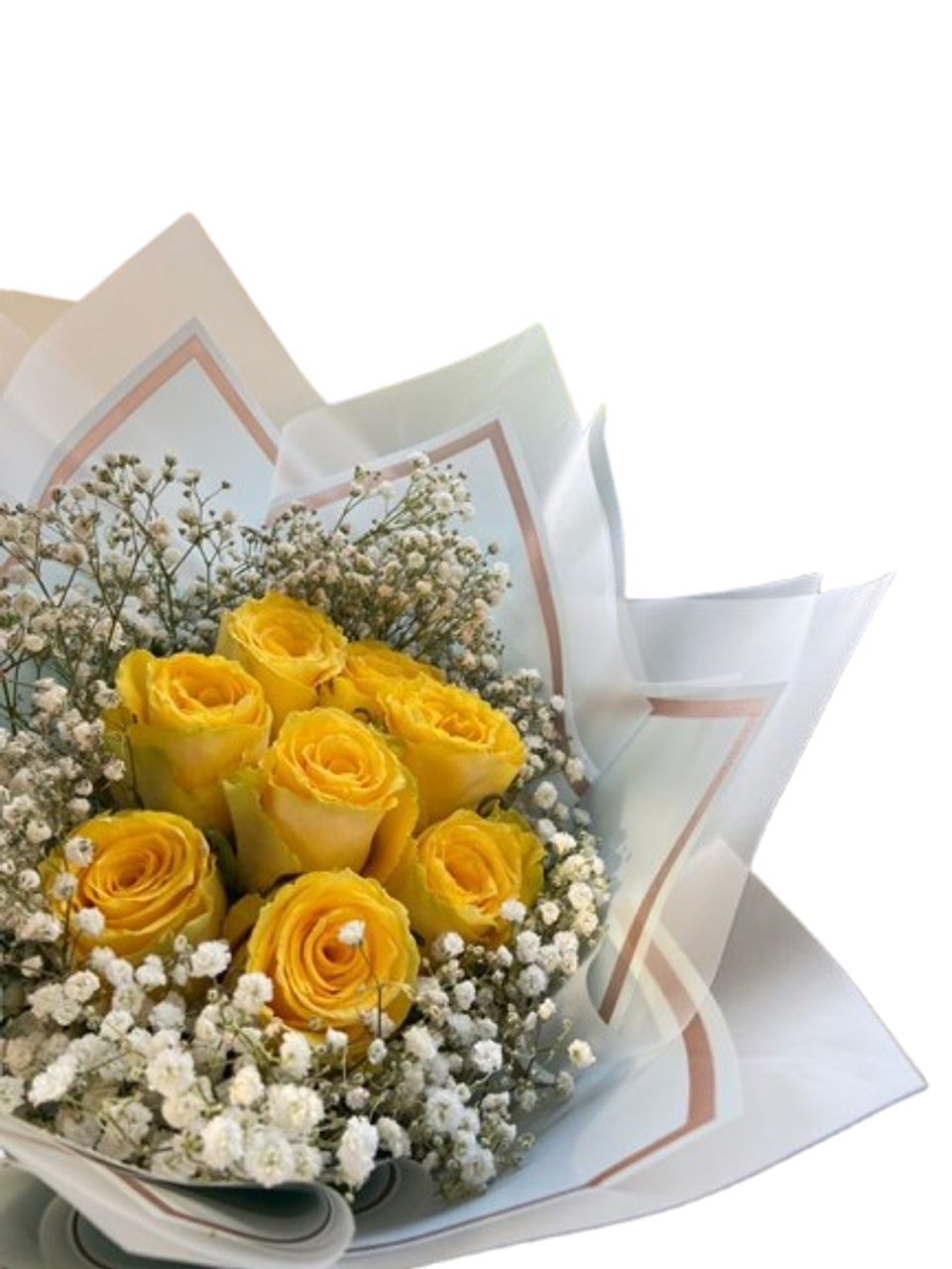 Bouquet De 6 Rosas Amarillas 1